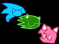 Crudnik and Dashlilhog's Spleenik drawn by me, Speccy cropped and taken from speccy's place