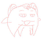 small doodle to test if i actually knew how to draw my new oc correctly