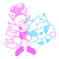 Precious art of Sketchy (Sketchykun) holding Rynkun, by Sketchykun!