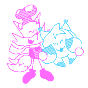 Precious art of Sketchy (Sketchykun) holding Rynkun, by Sketchykun!