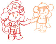 doodles of Banddy's firechans I never finished
