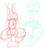 Body and Legs practice with my OCs